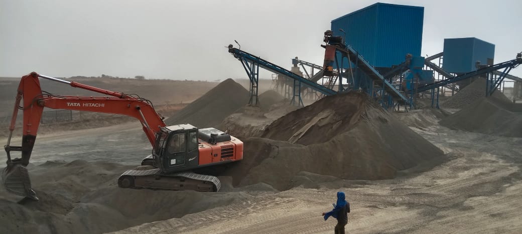 Crushing and screening plant