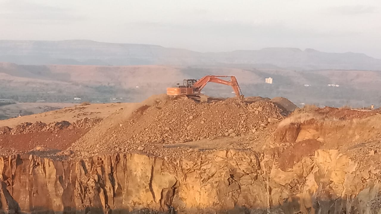 MMI quarry face at golden hour